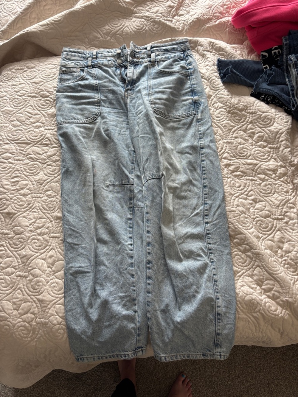 Desigual Light Blue barrel Jeans